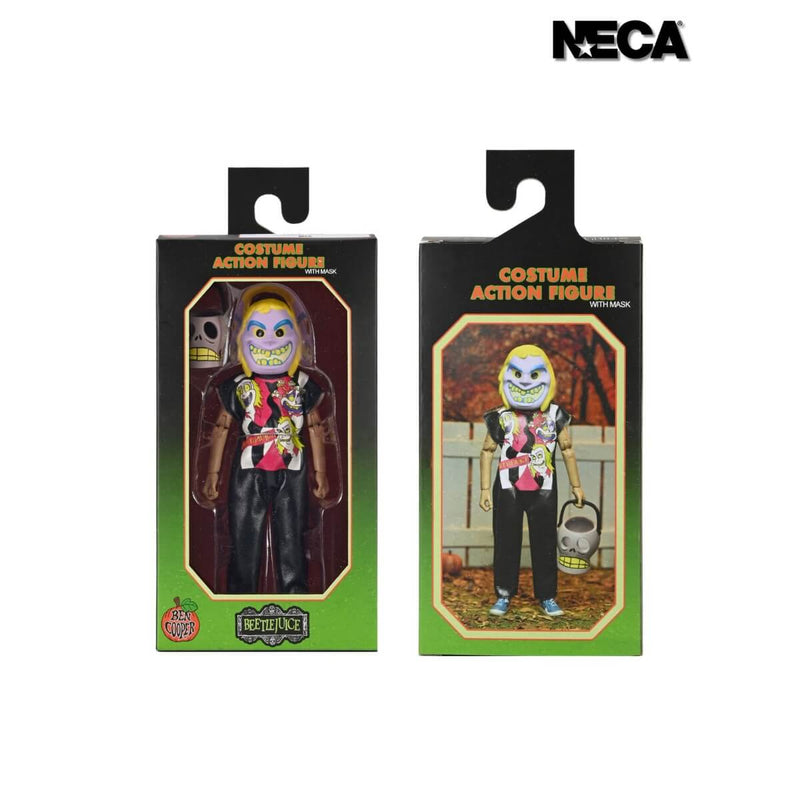 Ben Cooper (Costume Series 3) 4-Piece Collector's Bundle 6" NECA Clothed Figures, Beetlejuice in packaging