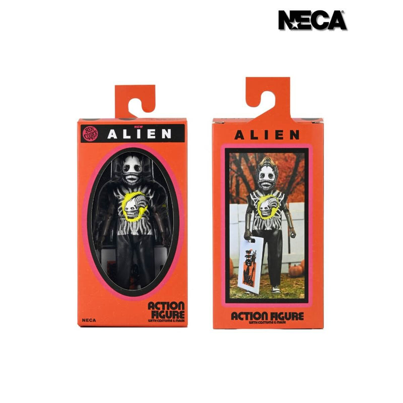 Ben Cooper (Costume Series 3) 4-Piece Collector's Bundle 6" NECA Clothed Figures, Xenomorph alien in packaging