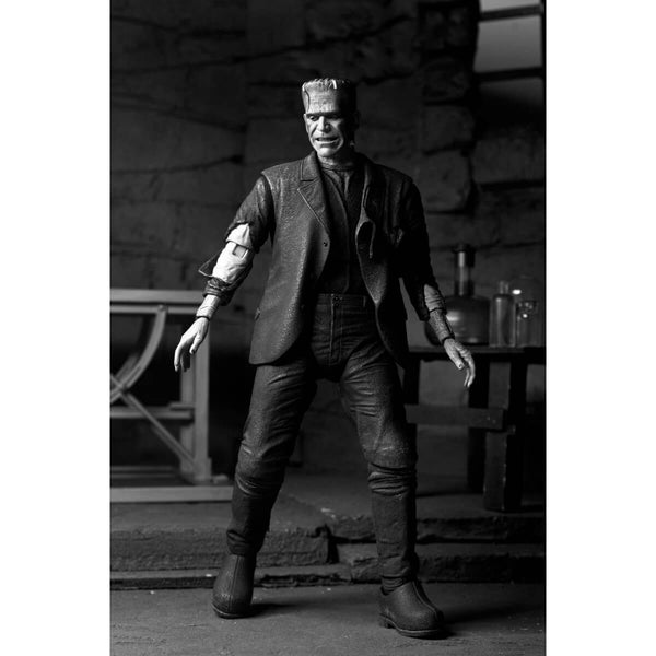 Ultimate Frankenstein's Monster (B&W) - from Bride of Frankenstein 7" Scale NECA Action Figure, full standing figure