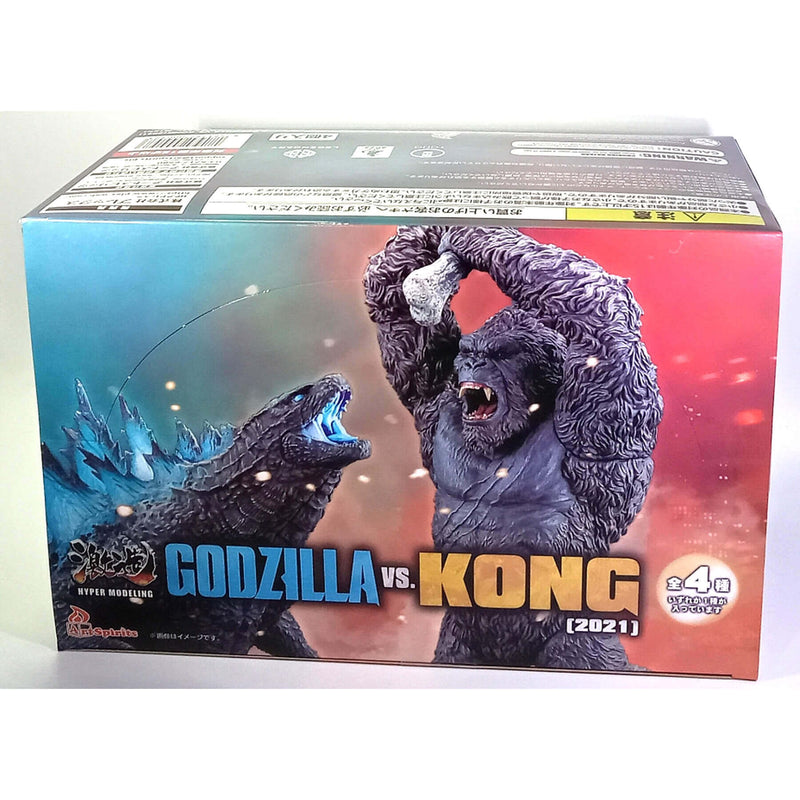 Art Spirits Godzilla vs. Kong Hyper Modeling Series Figures Set of 4 Package Photo