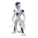 Action figure with white body and purple accents on a white background