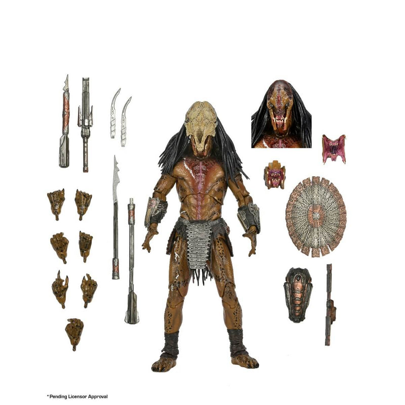 NECA Prey Ultimate Feral Predator 7-Inch Scale Action Figure, unpackaged with accessories