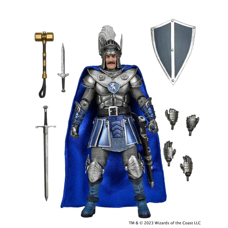 NECA Dungeons & Dragons Ultimate Strongheart 7-Inch Scale Action Figure, unpacked showing accessories
