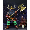NECA Elkhorn the Good Dwarf Fighter, unpackaged holding battle-axe