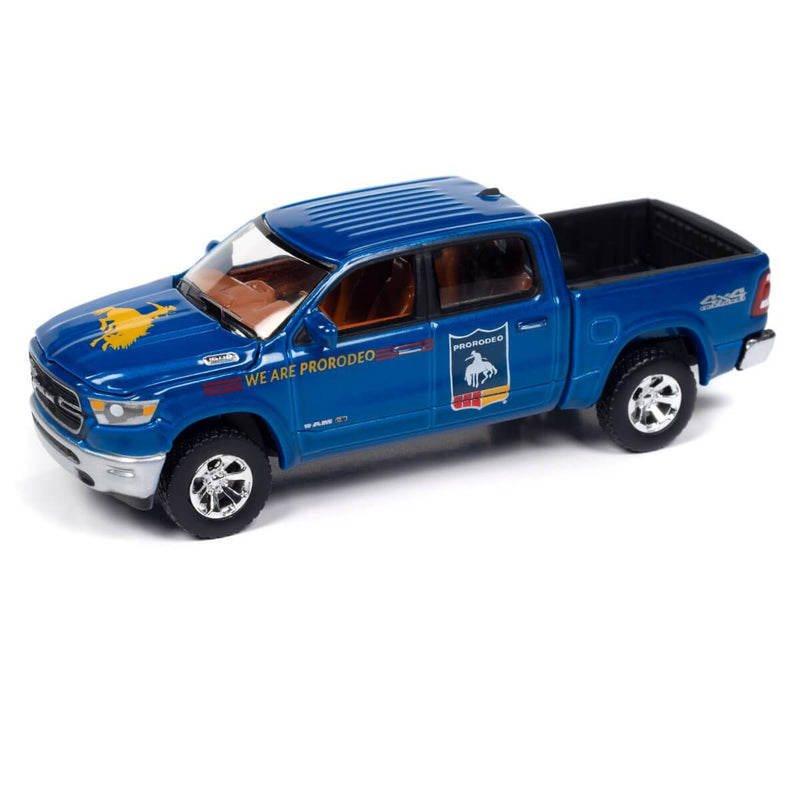 Auto World 2024 Big Country Collectibles R1 4-Piece Collector's Bundle 1:64 Scale Diecast Cars, 2021 Dodge Ram Limited Edition PRCA