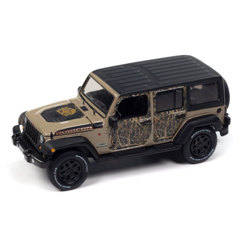 Auto World 2024 Big Country Collectibles R1 4-Piece Collector's Bundle 1:64 Scale Diecast Cars, 2018 Jeep Wrangler Recon Mossy Oak