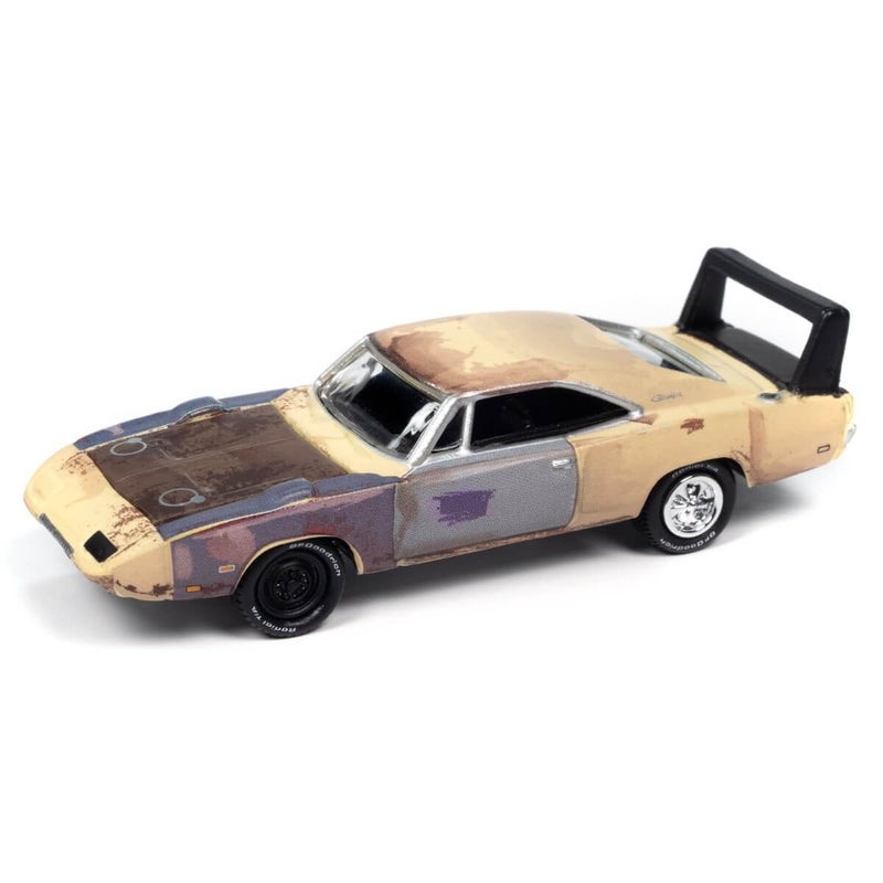 Johnny Lightning 2024 Pop Culture R2 6-Piece Collector's Bundle 1:64 Scale Cars, Mystery Matinee 1969 Dodge Charger Daytona