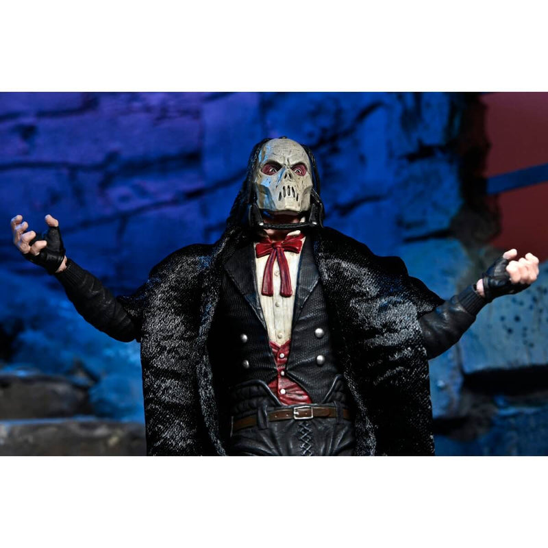 NECA Universal Monsters x Teenage Mutant Ninja Turtles Ultimate Casey as The Phantom 7-Inch Scale Action Figure, bust with cloak on