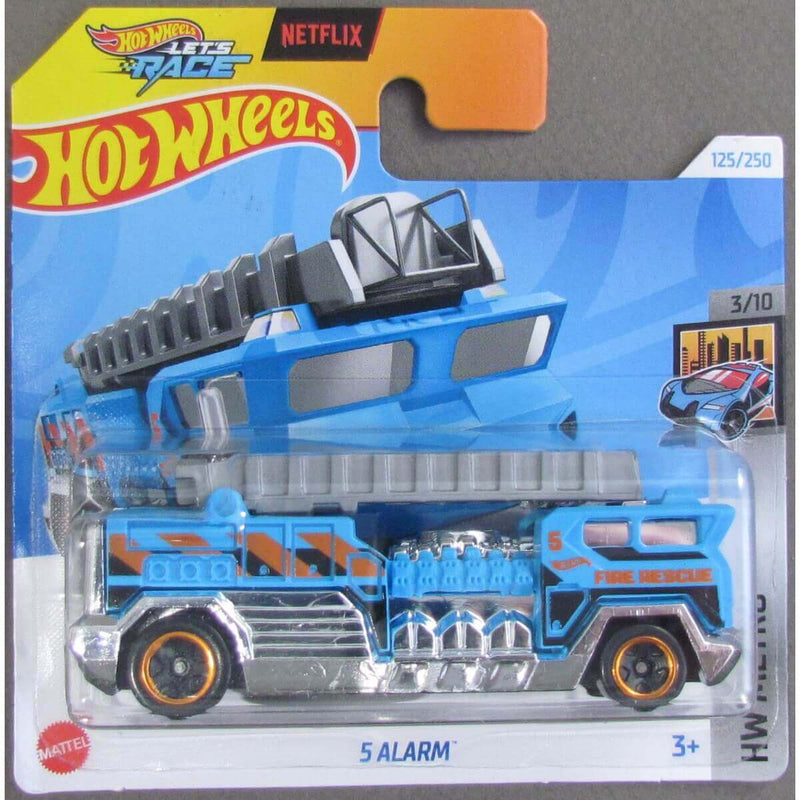 Hot Wheels 2024 Mainline HW Metro Series Cars (Short Card) 5 Alarm in Blue