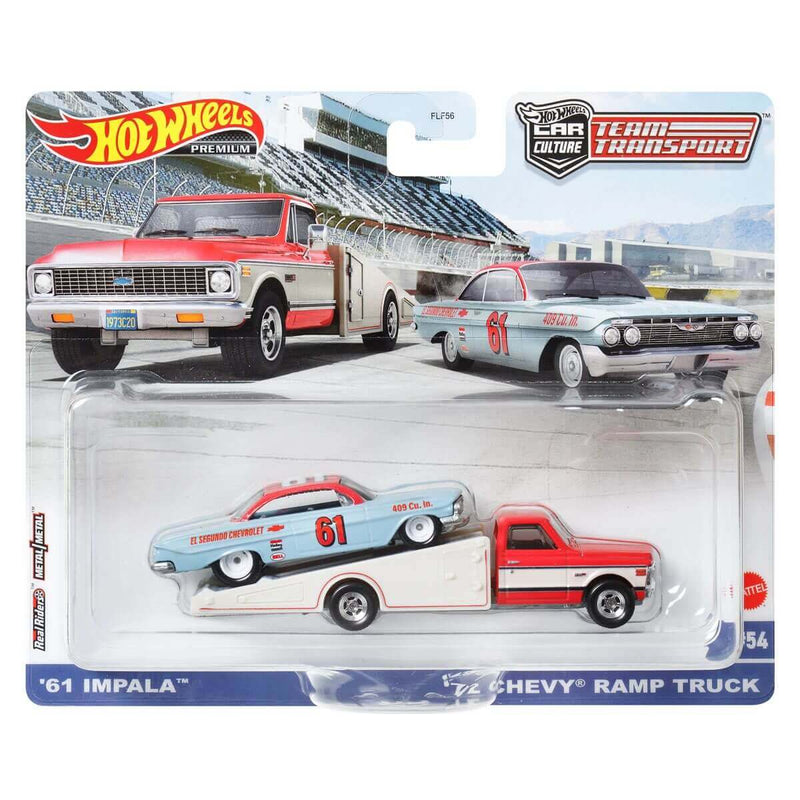 Hot Wheels Team Transport '61 Impala with '72 Chevy Ramp Truck (Series