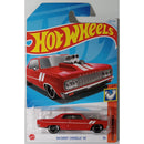 Hot Wheels 2024 Mainline Muscle Mania Series 1:64 Scale Diecast Cars (International Card) 1964 Chevy Chevelle SS in Red