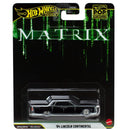 Hot Wheels '64 Lincoln Continental toy car in packaging with Matrix branding
