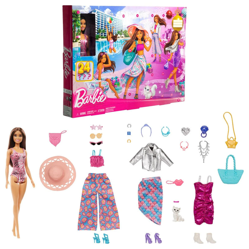 Barbie FAB Advent Calendar, unpackaged