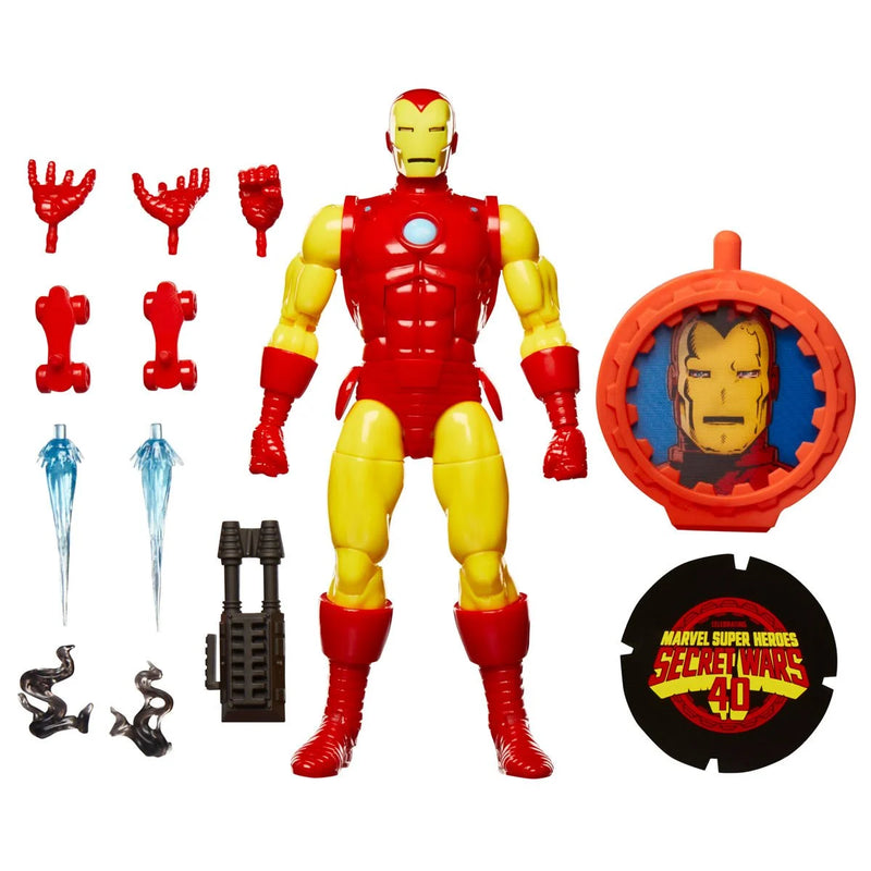 Secret Wars Marvel Legends 6-Piece Collector's Bundle 6-Inch Action Figures, Iron Man unpackaged