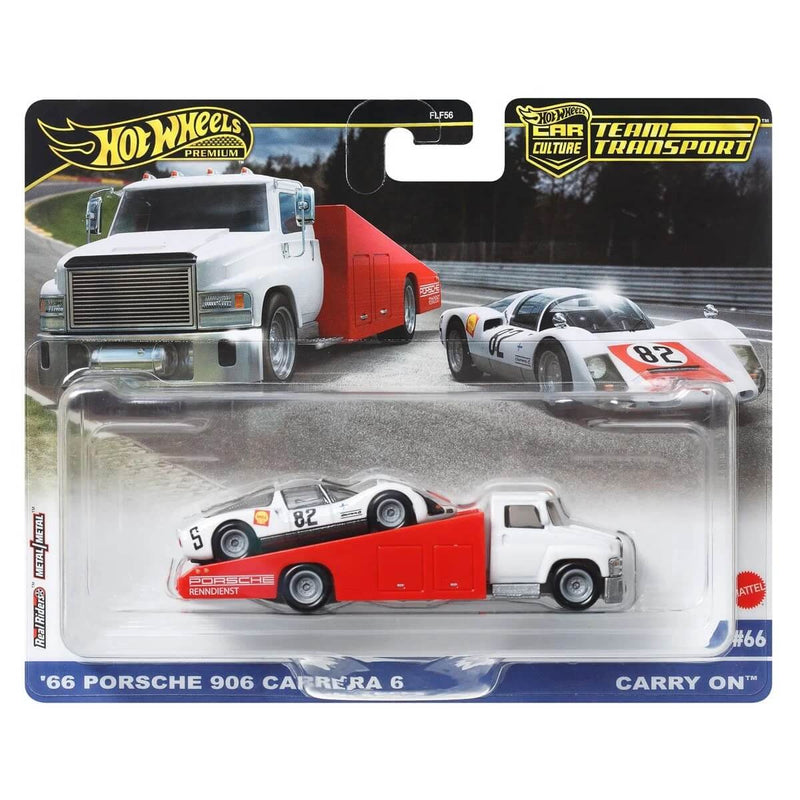 Hot Wheels 2024 Team Transport (Mix 2) '66 Porsche 906 Carrera 6 & Carry On