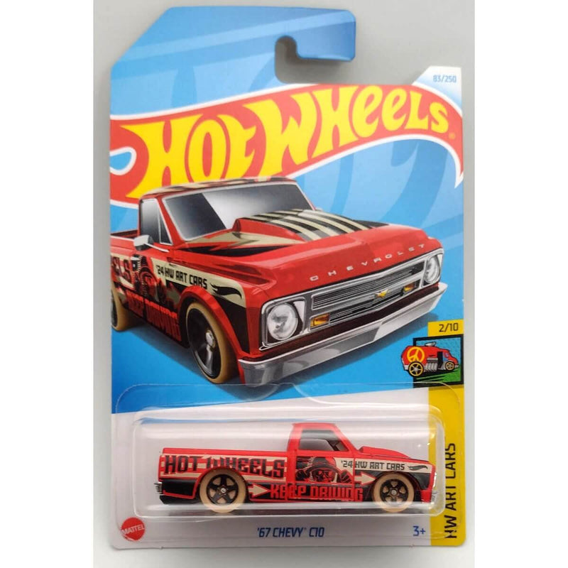 Hot Wheels 2024 Mainline HW Art Cars Series 1:64 Scale Diecast Cars (International Card)