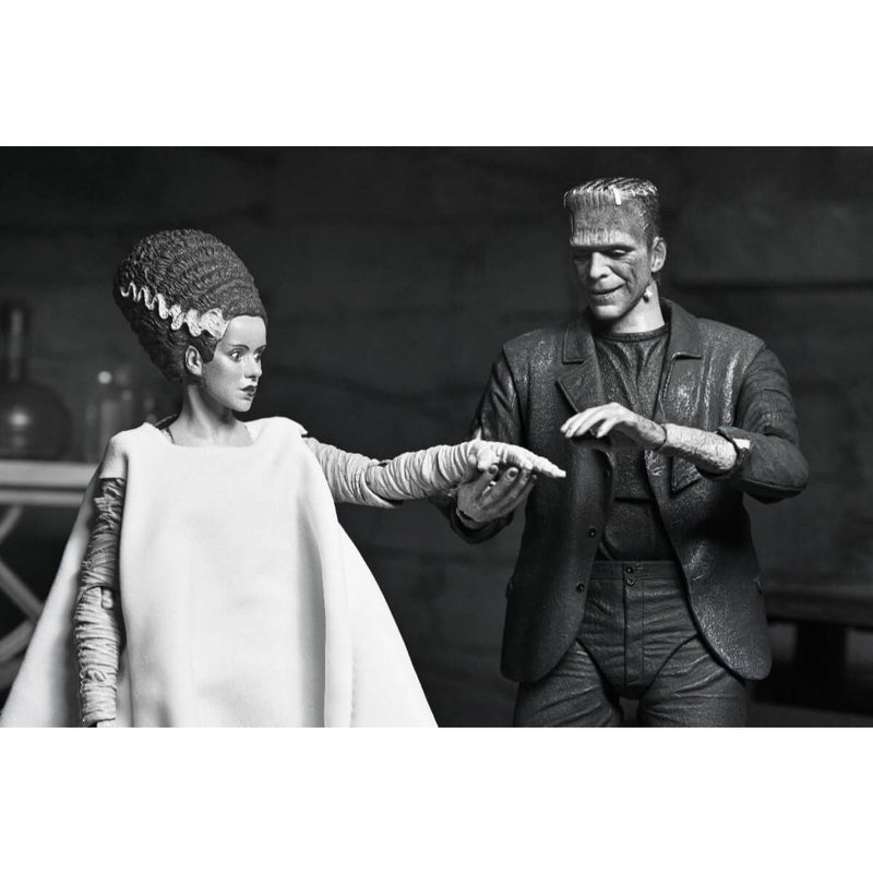 Ultimate Frankenstein's Monster (B&W) - from Bride of Frankenstein 7" Scale NECA Action Figure, with bride