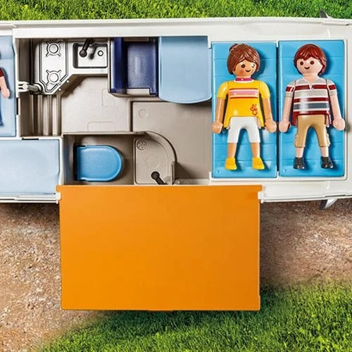 Camping Adventure Playmobil Play Set 9318, figures in camper