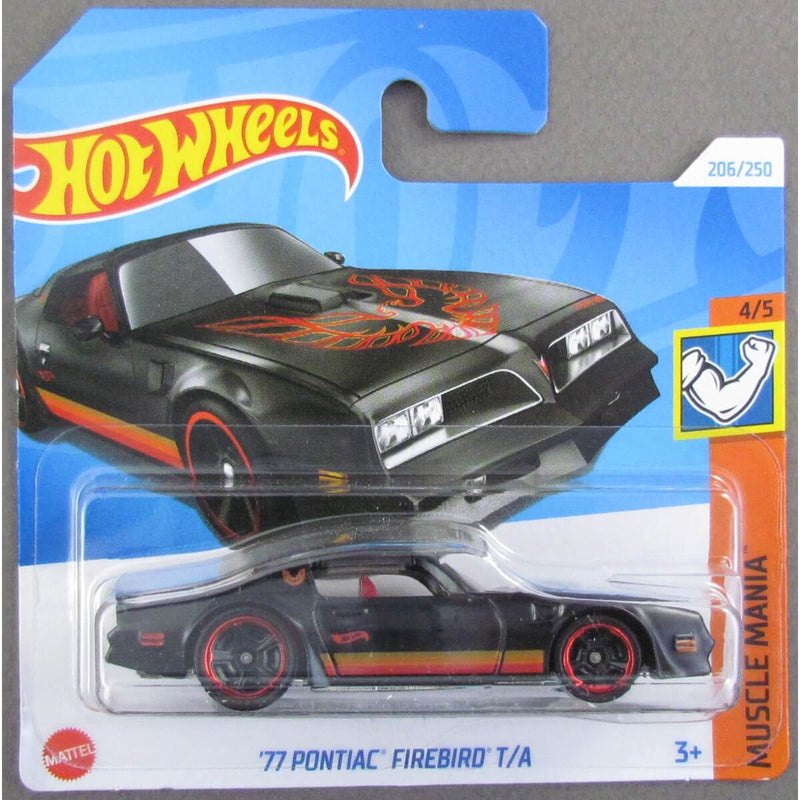 Hot Wheels 2024 Mainline Muscle Mania Series Cars (Short Card) 1977 Pontiac firebird T/A