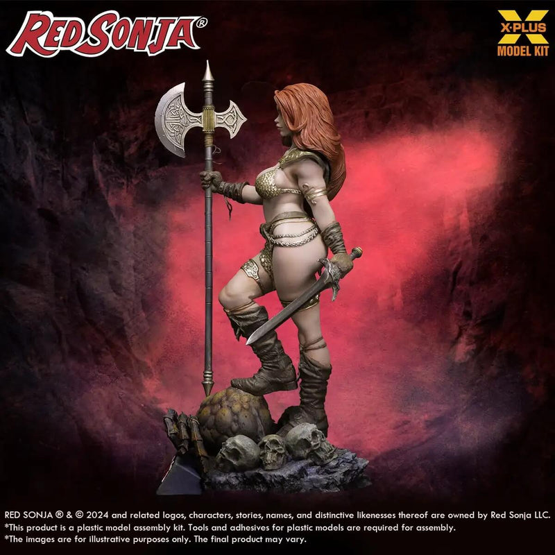 Red Sonja - 1:8 Scale Model Kit - X-Plus, finished left view