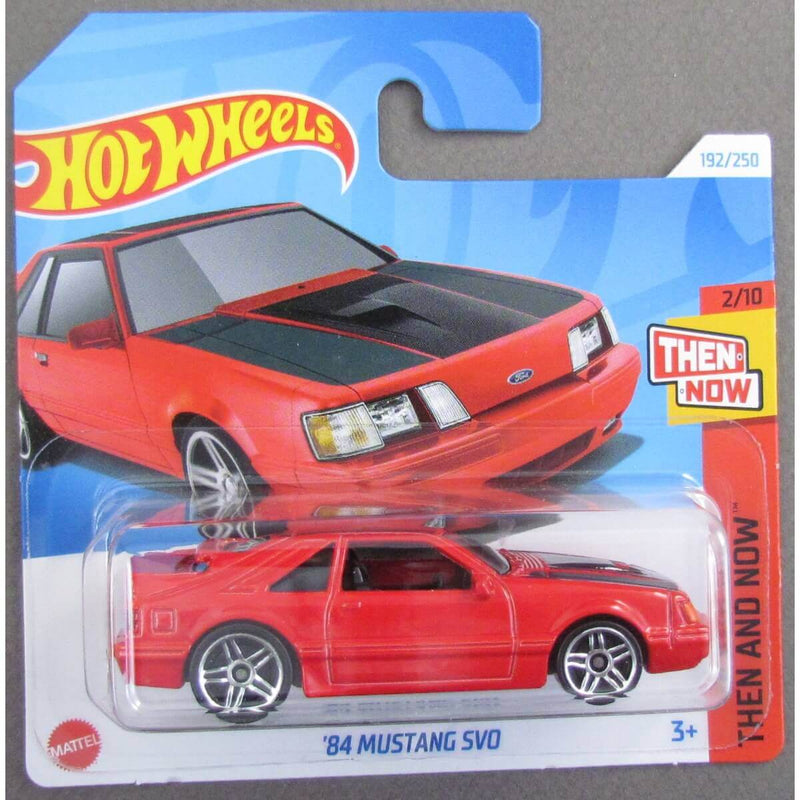 Hot Wheels 2024 Mainline Then and Now Series Cars (Short Card) 1984 Mustang SVO