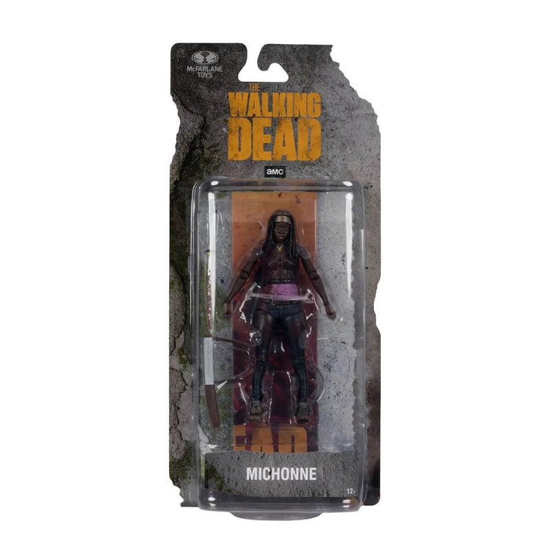 The Walking Dead 5-Inch Scale 4-Piece Collector's Bundle (Wave 1) McFarlane Toys Action Figures, Michonne in package front