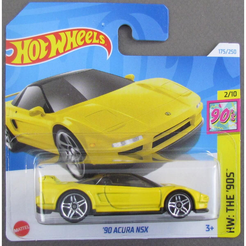 Hot Wheels 2024 Mainline HW The 90's Series Cars (Short Card) 1990 Acura nsx