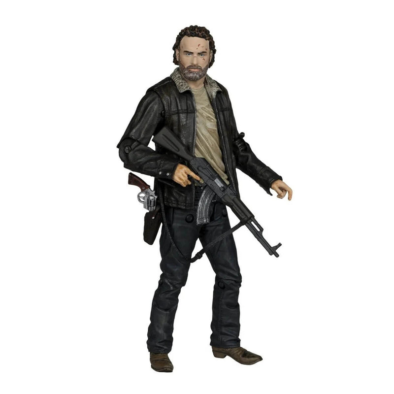 The Walking Dead 5-Inch Scale 4-Piece Collector's Bundle (Wave 1) McFarlane Toys Action Figures, Deputy Rick Grimes