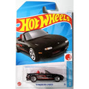 Hot Wheels 2024 Mainline HW J-Imports Series 1:64 Scale Diecast Cars (International Card) '91 Mazda MX-5 Miata in Black