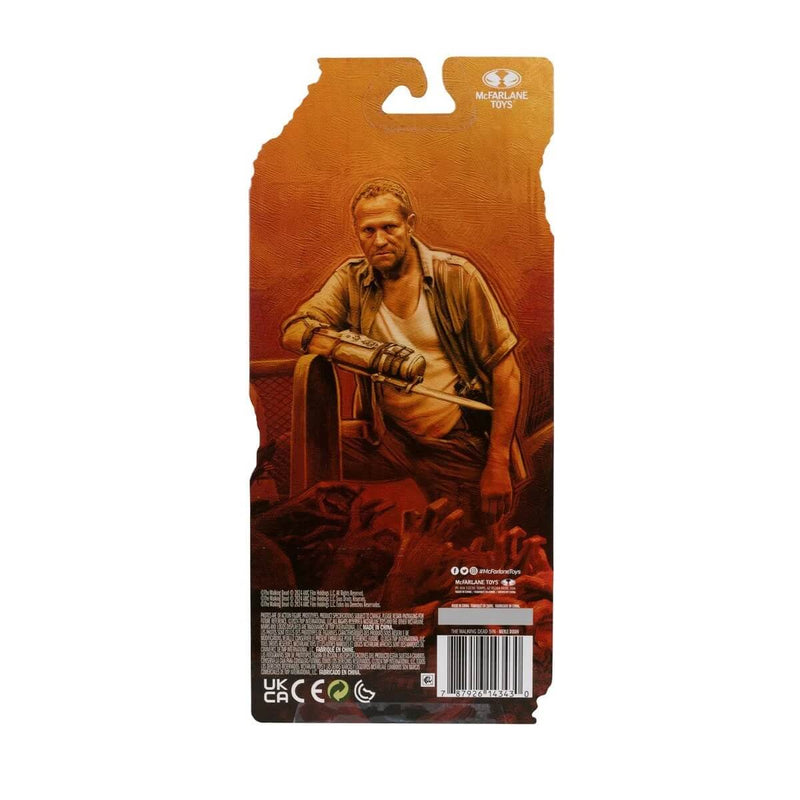 The Walking Dead 5-Inch Scale 4-Piece Collector's Bundle (Wave 1) McFarlane Toys Action Figures, Merle Dixon in package - back