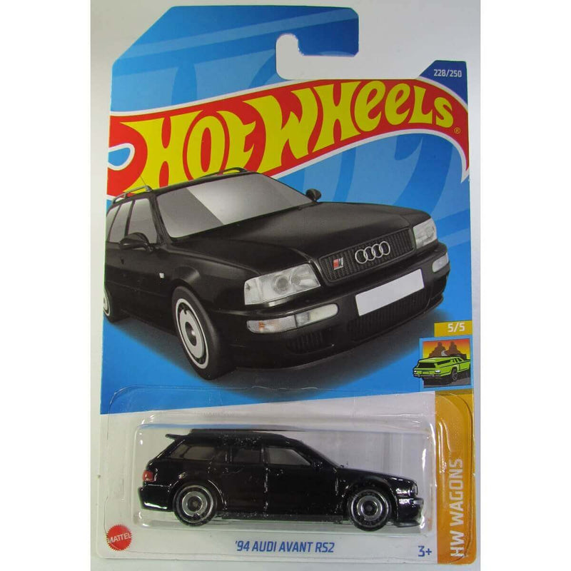 Hot Wheels 2022 Mainline HW Wagons Series Cars (International Card), '94 Audi Avant RS2