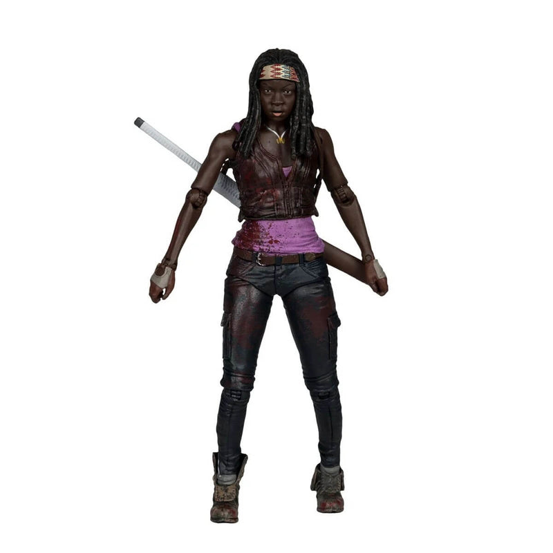 The Walking Dead 5-Inch Scale 4-Piece Collector's Bundle (Wave 1) McFarlane Toys Action Figures, Michonne