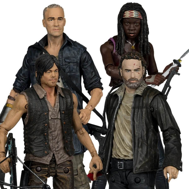 The Walking Dead 5-Inch Scale 4-Piece Collector's Bundle (Wave 1) McFarlane Toys Action Figures