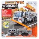 Matchbox 2023 Working Rigs (Wave 3) 1:64 Scale Diecast Vehicles, Pierce Quantum Aerial Ladder HLM97 10/16
