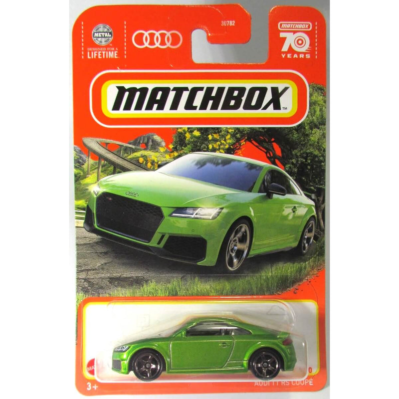 Audi TT RS Coupe, Matchbox 2023 Mainline Cars (Mix 10) 1:64 Scale Diecast Cars