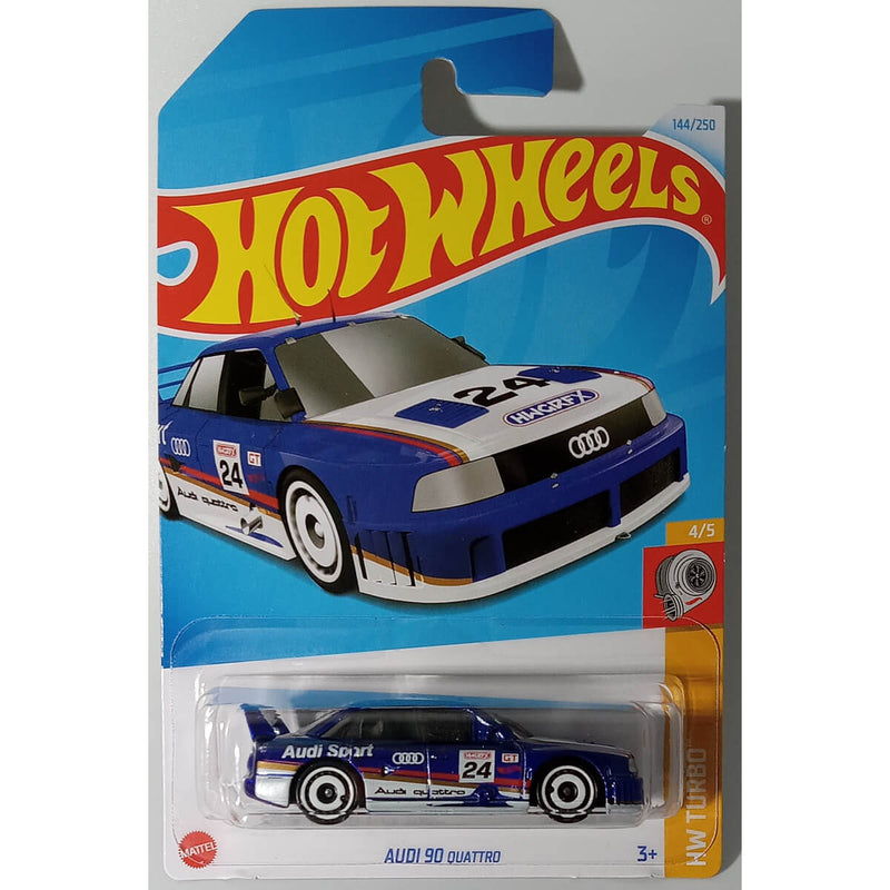 Hot Wheels 2024 Mainline HW Turbo Series 1:64 Scale Diecast Cars (International Card) Audi 90 Quattro