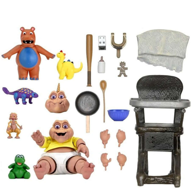 NECA Dinosaurs Ultimate Baby Sinclair 7-Inch Scale Action Figure, unpackaged with accessories