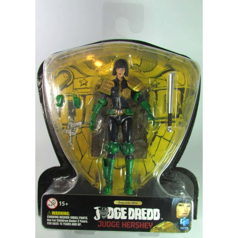 Judge Barbara Hershey Hiya Toys Judge Dredd 1:18 Scale Exquisite Mini Action Figure - Previews Exclusive - in package