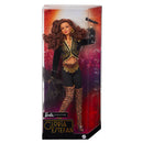 Barbie doll in a signature packaging with a colorful design