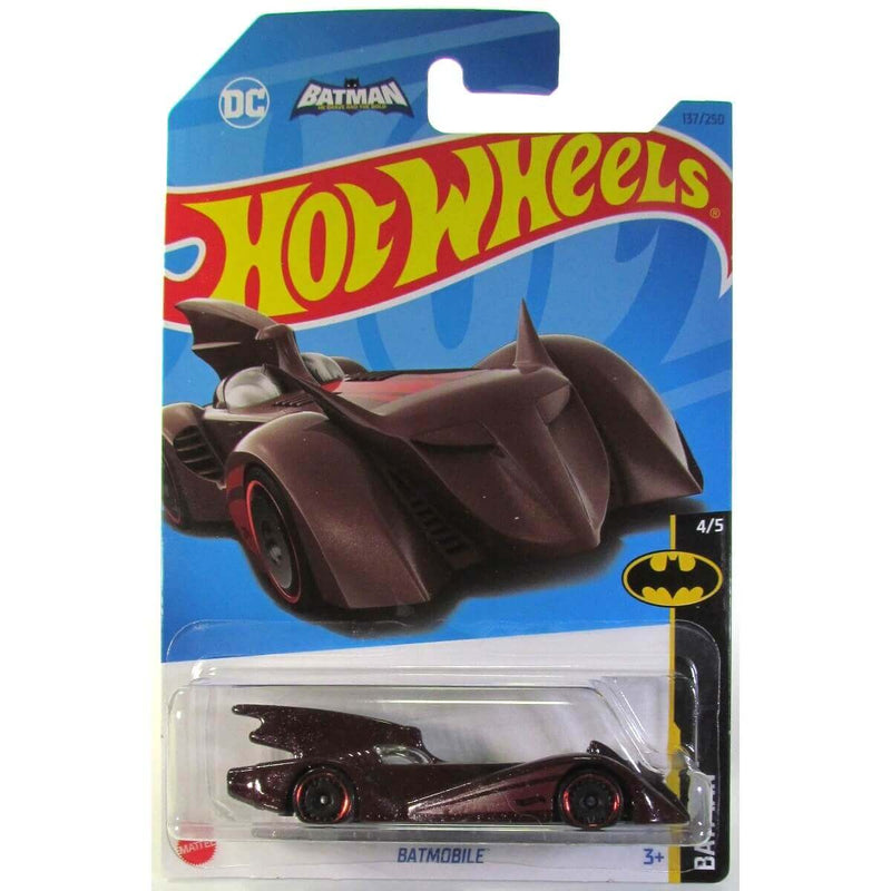 Hot Wheels 2023 Mainline Batman Series 1:64 Scale Diecast Cars (International Card), Batmobile