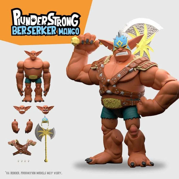 Lone Coconut - Plunderstrongs 1:12 Scale Action Figures, Berserker Mango with accessories