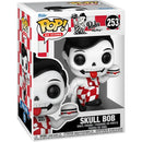 Funko Pop! vinyl figure packaging featuring Skull Bob from Big Boy, with red and white checkered design.