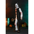 Horror-themed clown figure with a dark background