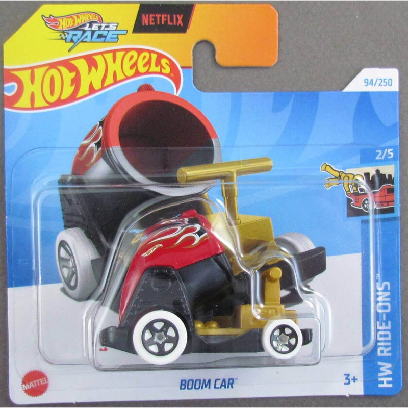 Hot Wheels 2024 Mainline HW Ride-Ons Series Cars (Short Card) Boom Car