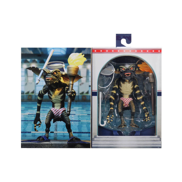 Summer Games Gremlin Ultimate 7" Scale NECA Action Figure, in package with front lap open