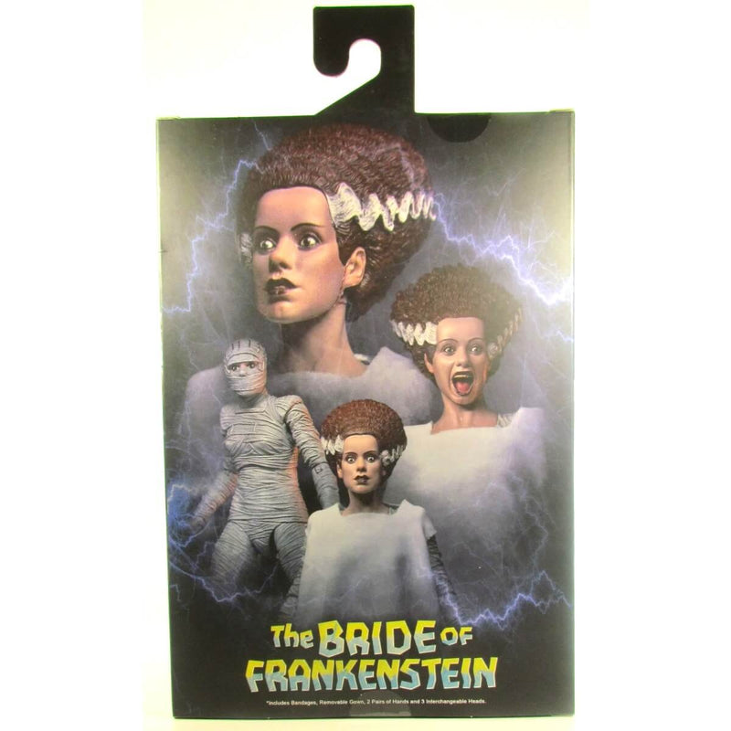 NECA Universal Monsters Ultimate Bride of Frankenstein (Color) 7-Inch Scale Action Figure, back of package
