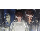 NECA Universal Monsters Ultimate Bride of Frankenstein (Color) 7-Inch Scale Action Figure, closeup of faces in package