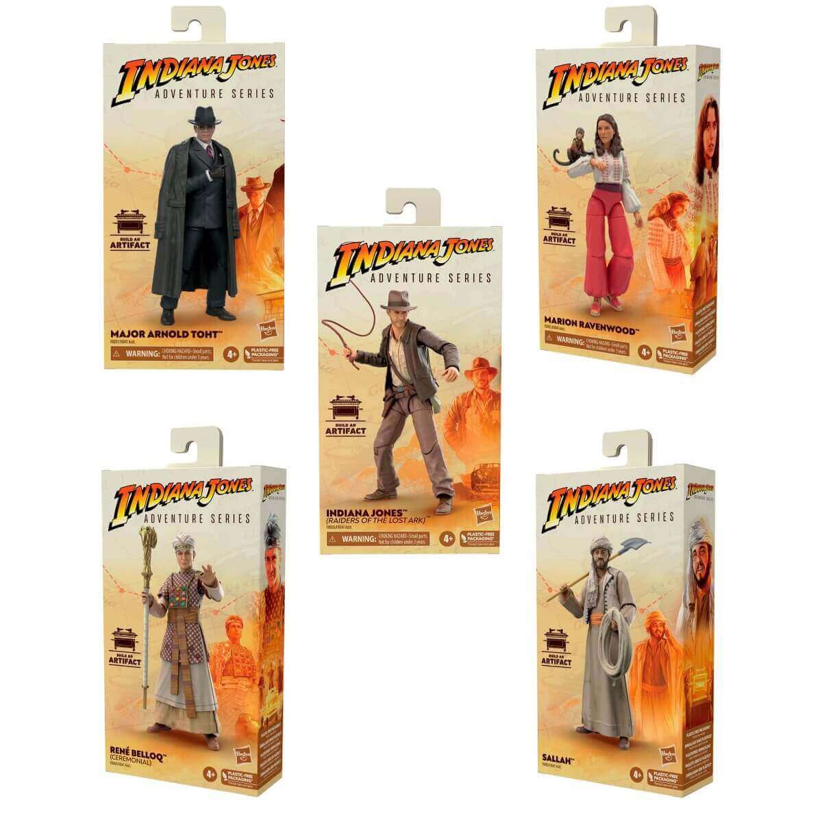 Indiana Jones Adventure Series (Wave 1) 6-Inch Hasbro Action Figures