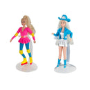 World's Smallest Posable Barbie 3.5" Figures - bundle with both unpackaged
