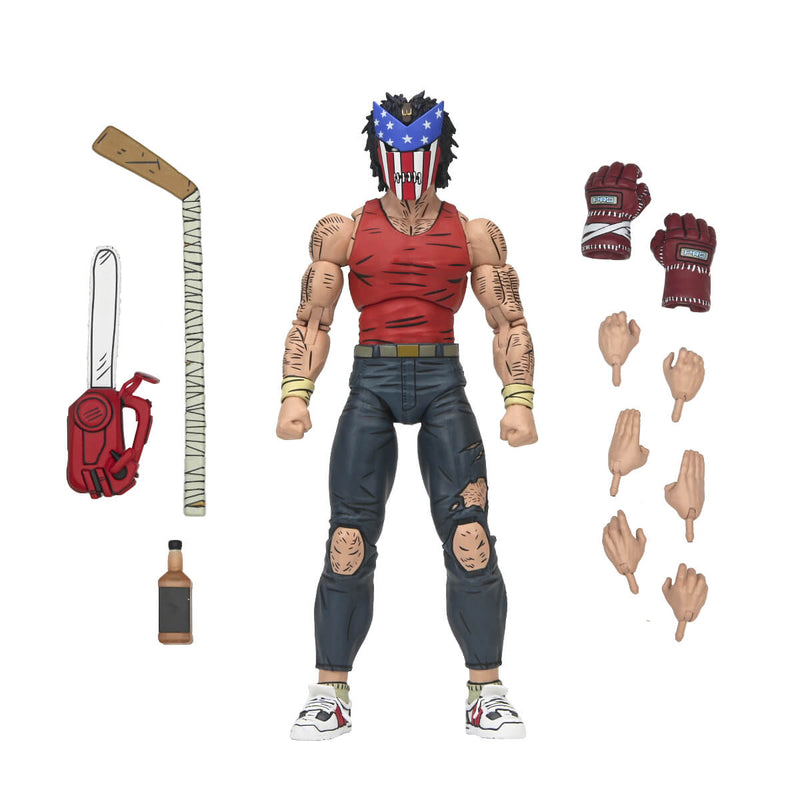 Casey Jones Action figure with accessories on a white background